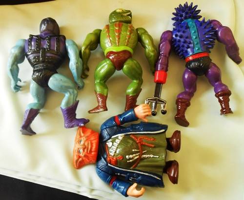 Masters Of The Universe  He Man Figures - Four figures, Gwildor, Skeletor, Kobra Khan and Spikor