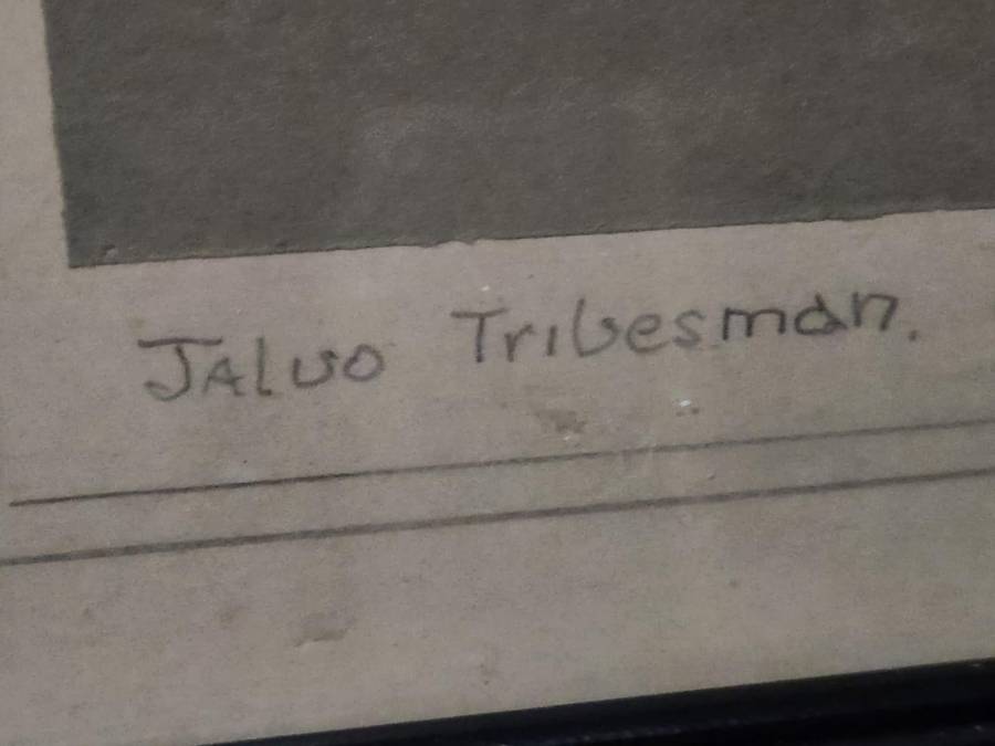 PENCIL SKETCH JALUO TRIBESMAN