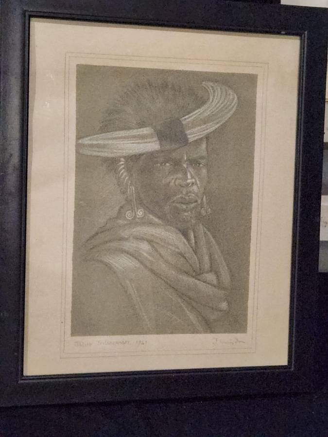 PENCIL SKETCH JALUO TRIBESMAN