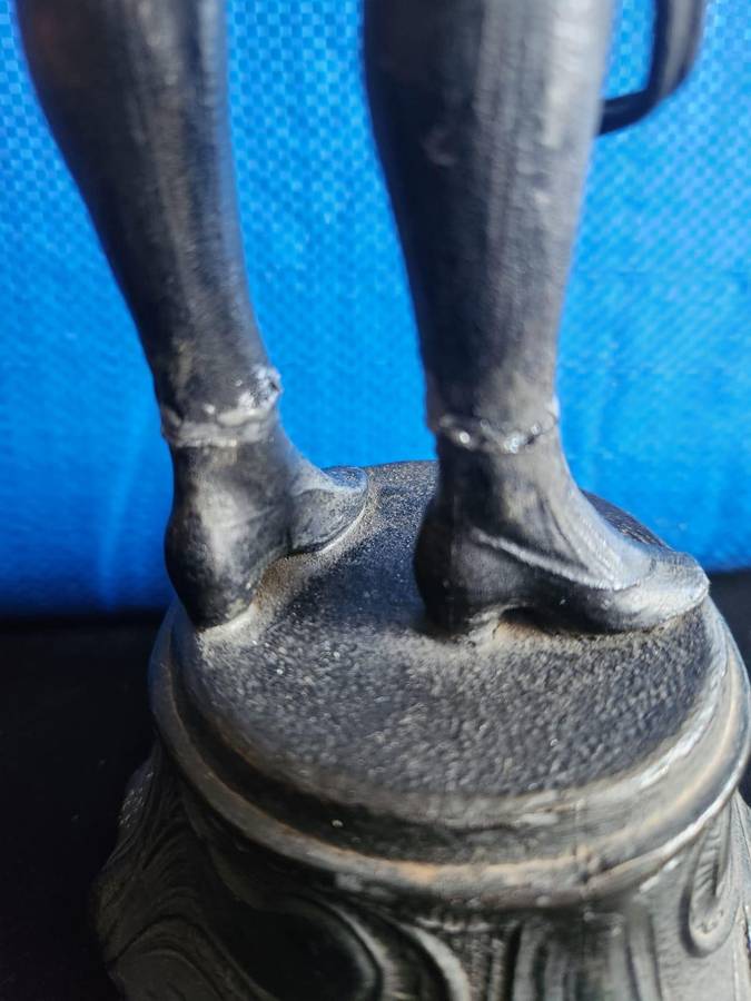 BRONZE SPELTER FIGURINE