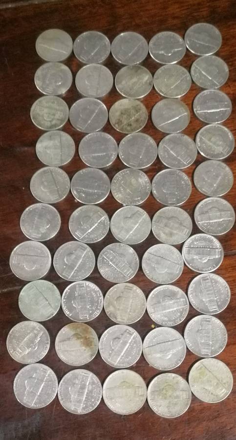 50 x USA 5C PIECES