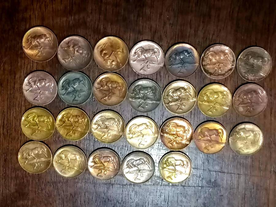 Complete set of proof 2c coins ( 1965 -1990)