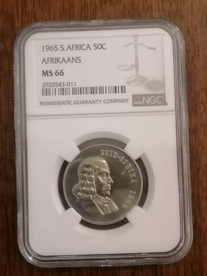 1965 50c MS 66