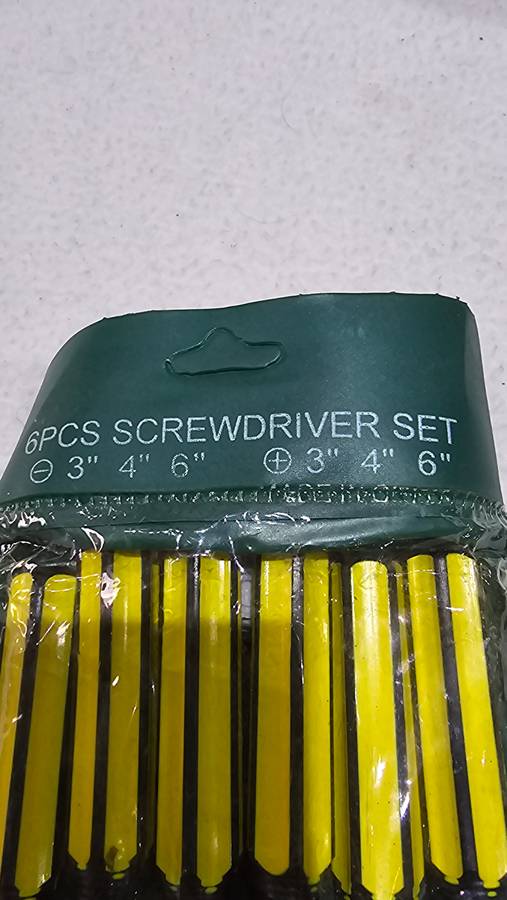 6 PIECE SCREWDRIVER SET