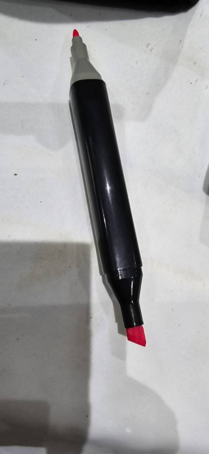 40 PIECE TWO SIDED MARKER PENS(THICK AND THIN)