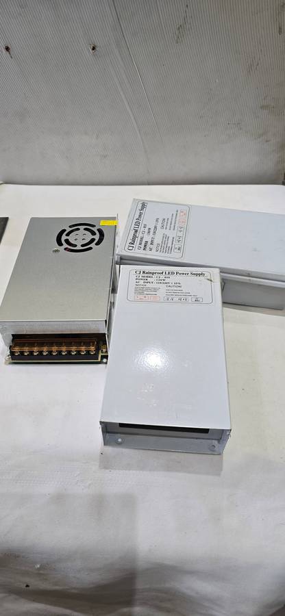 3 PIECE CCTV POWER SUPPLIES-SEE DESCRIPTION