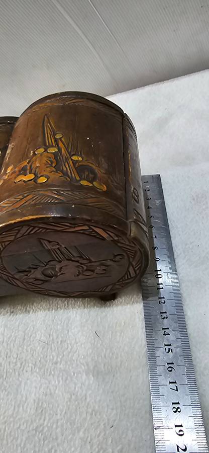 VINTAGE COLLECTIVE WOODEN JEWELRY BOX