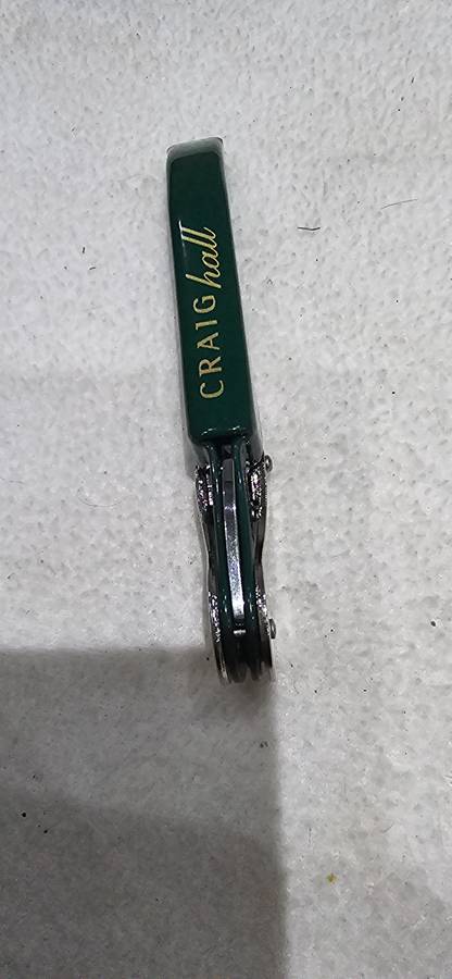 CRAIG HALL BARTENDER TOOL CORKSCREW BOTTLE  OPENER
