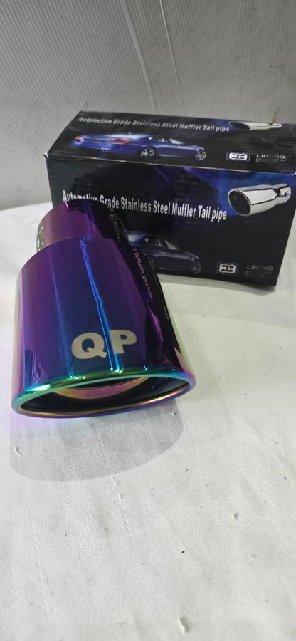 AUTOMATIVE GRADE STAINLESS STEEL MUFFLER TAIL PIPE(COMPATIBLE TO FIT ANY CARS)