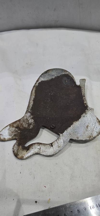 HEAVY METAL /CAST IRON FIRE CHIEF SIGN