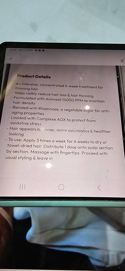 KERASTASE SPECIFIQUE CURE ANTI-CHUTE INTENSE ANTI THINNING CARE(18 X 6ML) 6 WEEK TREATMENT