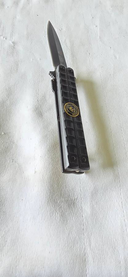 US MARINE COLUMBIA FOLD UP POCKET KNIFE