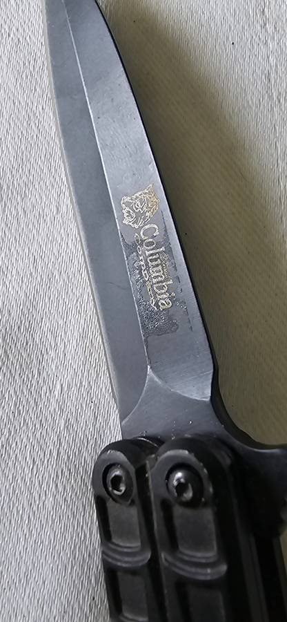 US MARINE COLUMBIA FOLD UP POCKET KNIFE