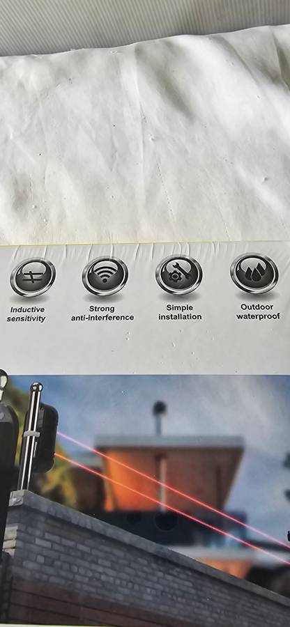 DOUBLE BEAM INFRARED RADIATION ALARM (SEALED PACK)