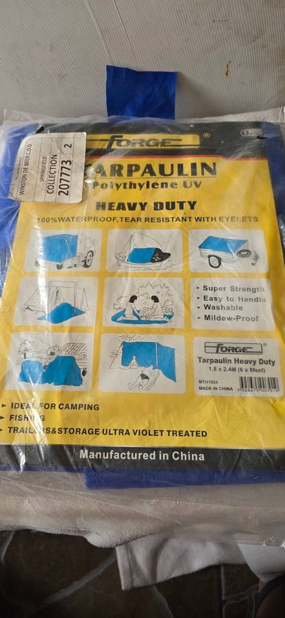 HEAVY DUTY TARPAULIN(1,8 X 2,4M)