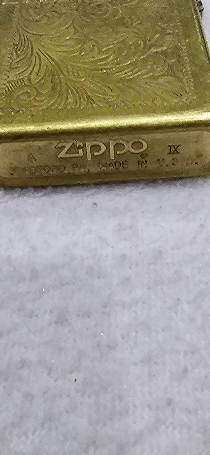 ORIGINAL ZIPPO 1X CIGARETTE LIGHTER(MADE IN USA)