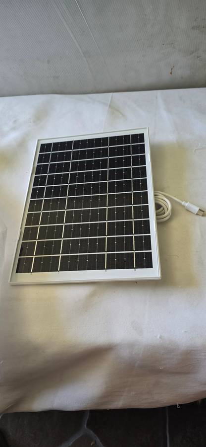 SOLAR PANEL FOR SECURITY CAMERA