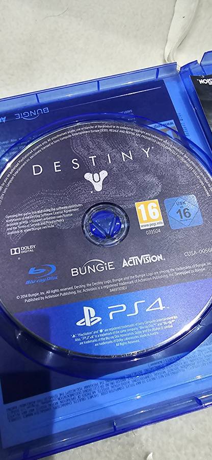 PS4 GAME DISC(DESTINY)