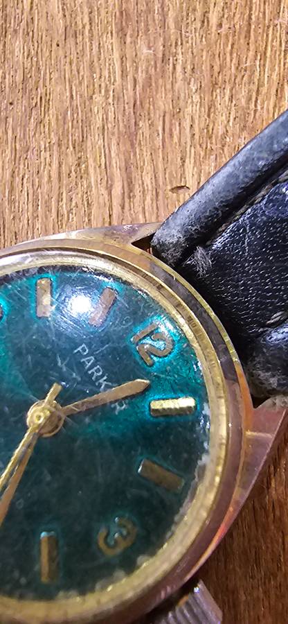 RARE VINTAGE MENS PARKER MECHANICAL WRISTWATCH-SEE DESCRIPTION