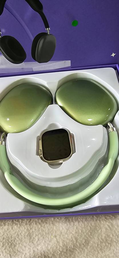 Y58 ULTRA3 SMART WATCH WITH 4 CHANGEABLE STRAPS,CHARGER AND HEADPHONE)