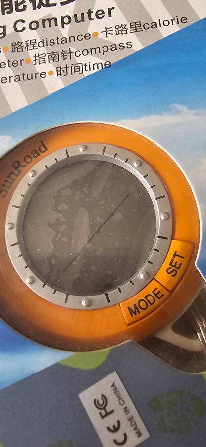 HIKING COMPUTER/COMPASS (WATERPROOF SENSOR FROM SWISS)