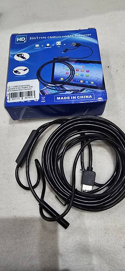 3 IN 1 TYPE-C & MICRO USB & PC ENDESCOPE