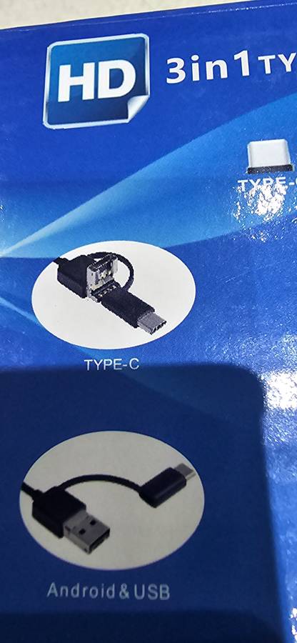 3 IN 1 TYPE-C & MICRO USB & PC ENDESCOPE