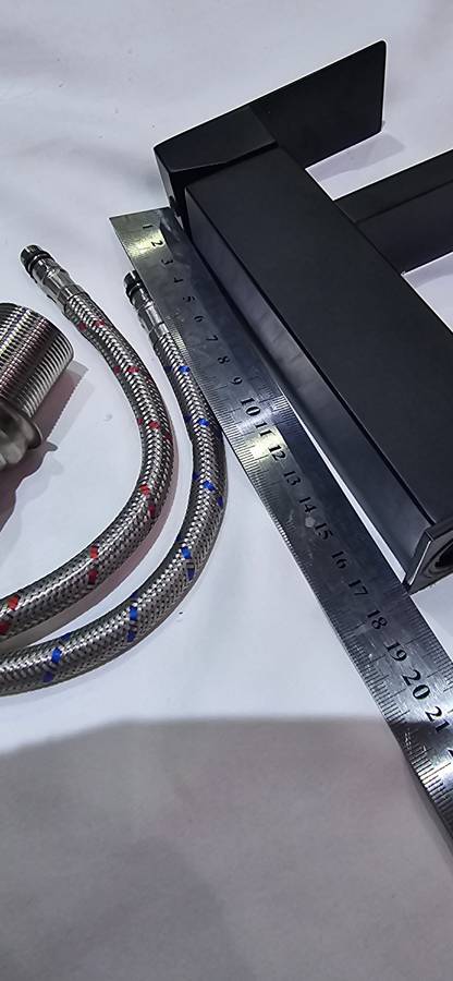 STAINLESS STEEL BASIN MIXER FAUCET(BLACK)