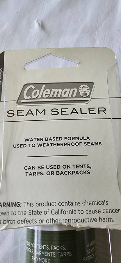 COLEMAN SEAM SEALER INCL.COLEMAN SEAM REPAIR TAPE
