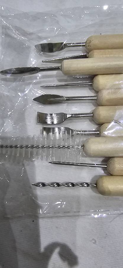 11 PIECE ASSORTMENT CARVING TOOLS(REVERSIBLE USAGE)