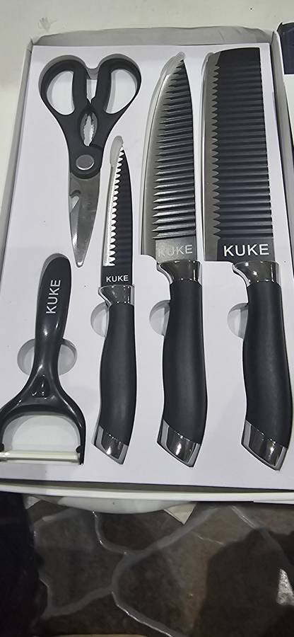 5 PIECE JAPANESE KITCHEN KNIFE SET(ORIGINAL KUKE AS SEEN ON TV)