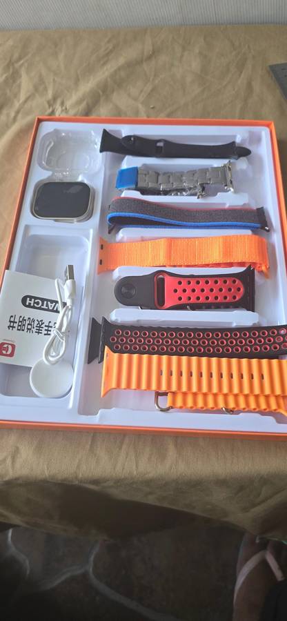 S100 ULTRA 2 SMART WATCH WITH 7 CHANGEABLE STRAPS