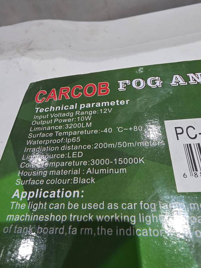 Carcob Superlamp Fog Angel Eyes