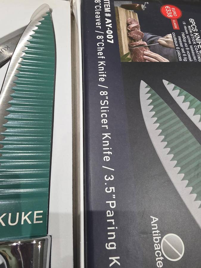 ORIGINAL KUKE CHEF QUALITY 6 PIECE KNIFE SET