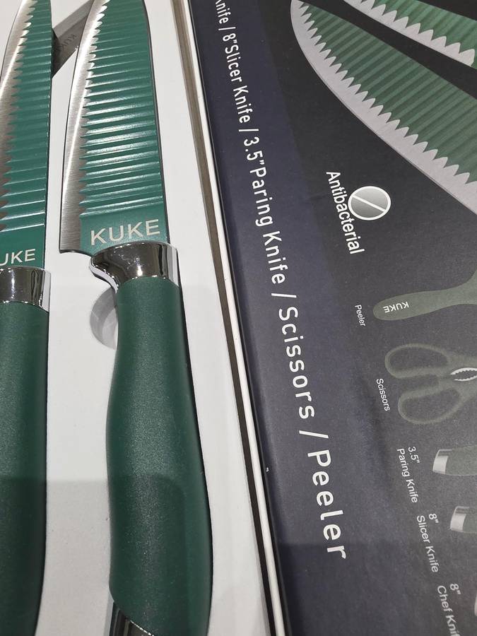 ORIGINAL KUKE CHEF QUALITY 6 PIECE KNIFE SET