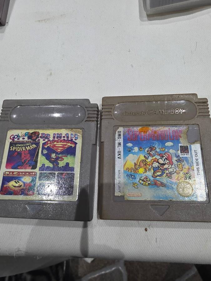NINTENDO 1989 GAME BOY INCL.8 GAME CARTRIDGES