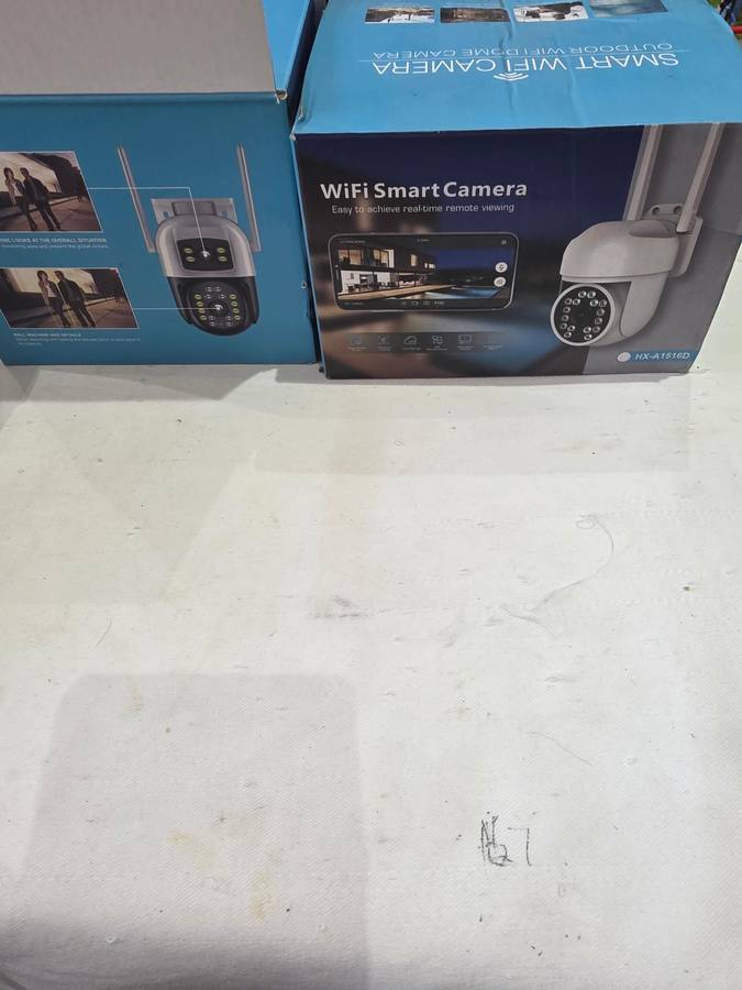 SET OF TWO SMART WIFI CAMERAS-SEE DESCRIPTION