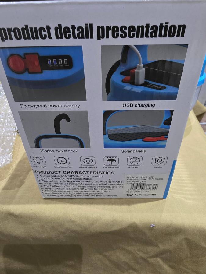 80 WATTS DUAL SOLAR LIGHT