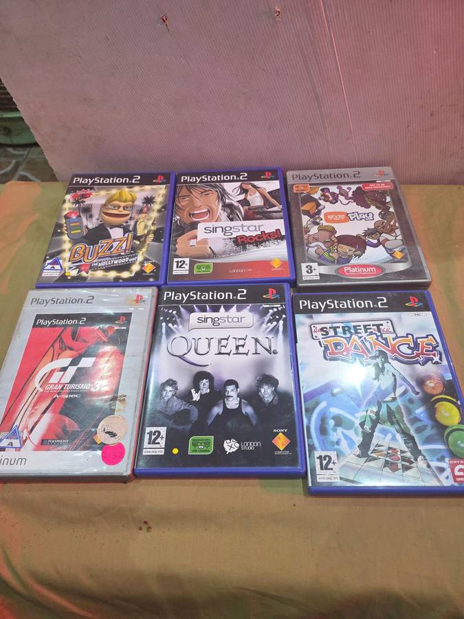 6 X PLAYSTATION 2 GAME DISCS