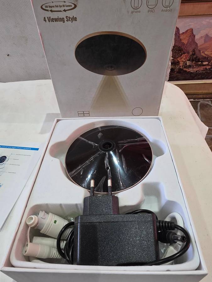 4 VIEWING STYLE FISH EYE 360 DEGREES HD CAMERA