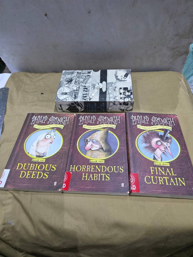 THE FURTHER ADVENTURES OF EDDIE DICKENS PHILIP ARDAGH SET OF 3 NOVELS