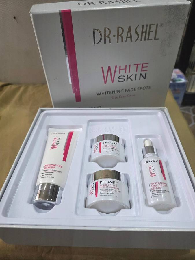DR.RASHEL WHITE SKIN WHITENING FADE SPOTS SKIN CARE SERIES(4 PIECE)