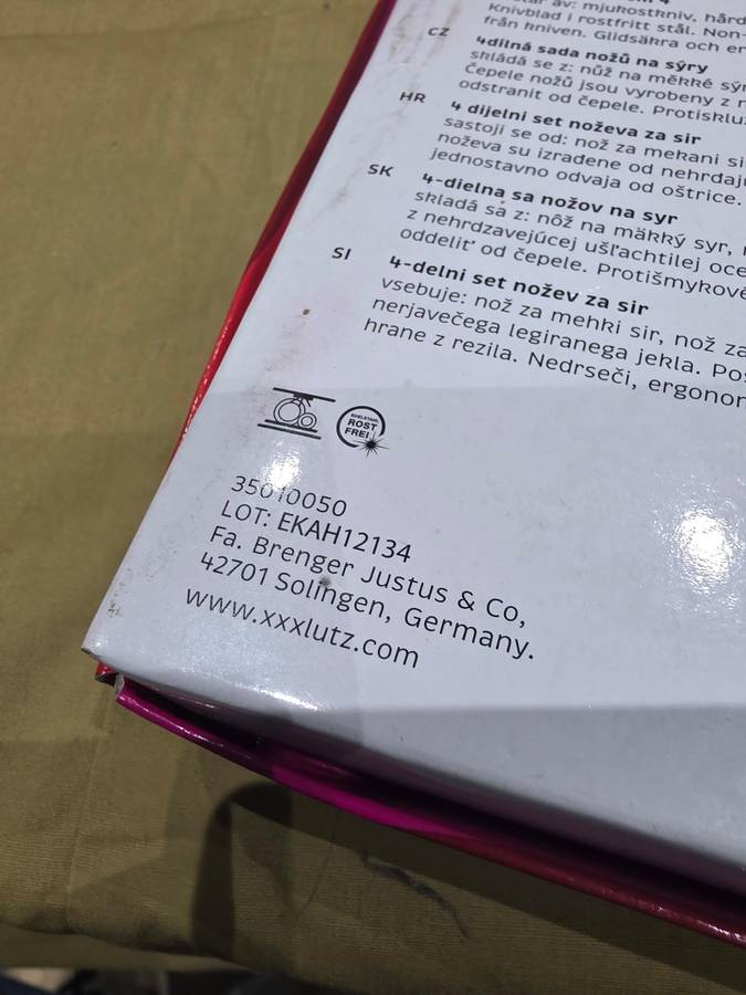 MEYER & MEYER GERMAN STEEL CHEESE KNIVES SET