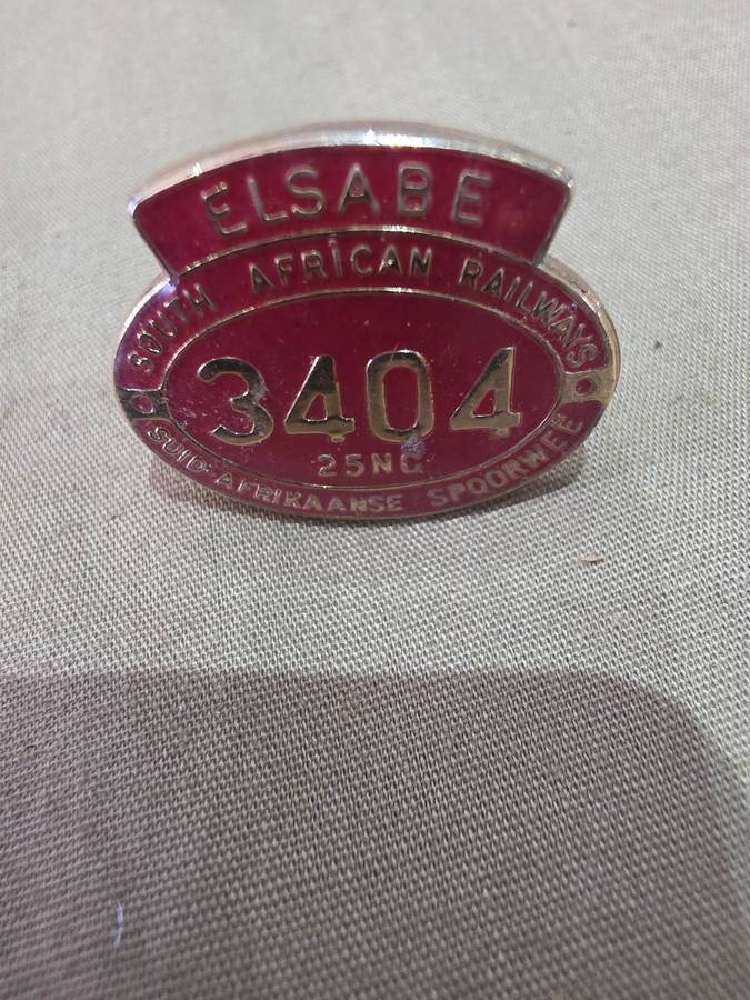 VINTAGE SOUTH AFRICAN RAILWAY SIGN CUFFLINKS