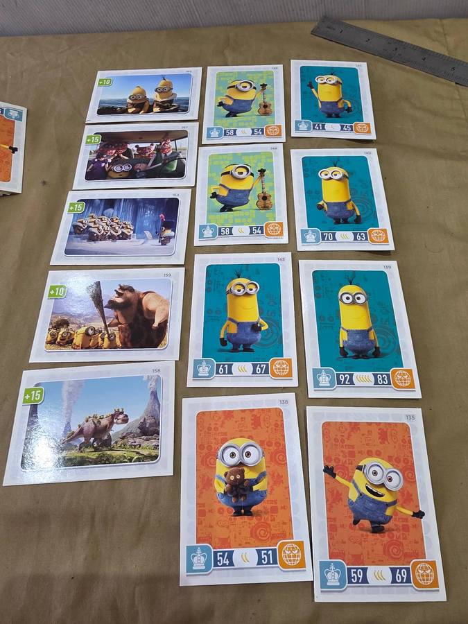 56 X MINIONS LIMITED EDITION TRADING CARDS