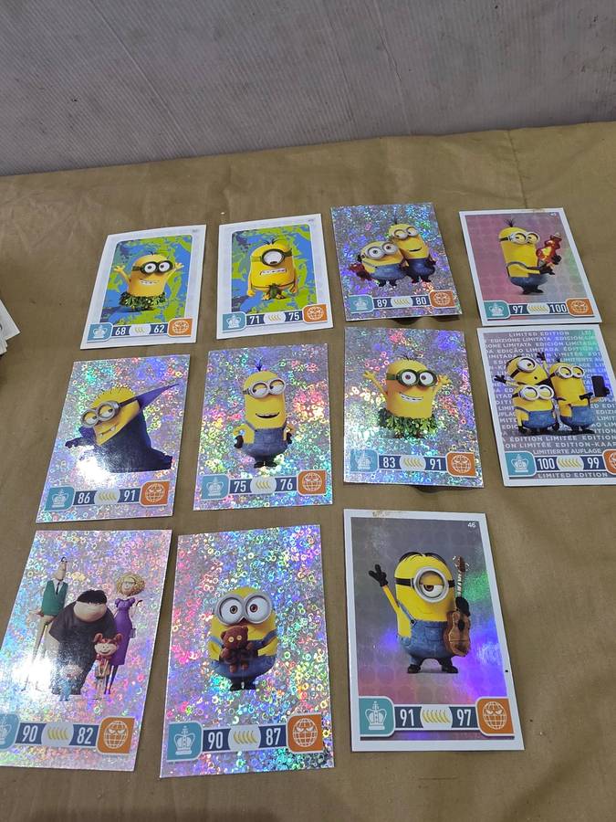 56 X MINIONS LIMITED EDITION TRADING CARDS