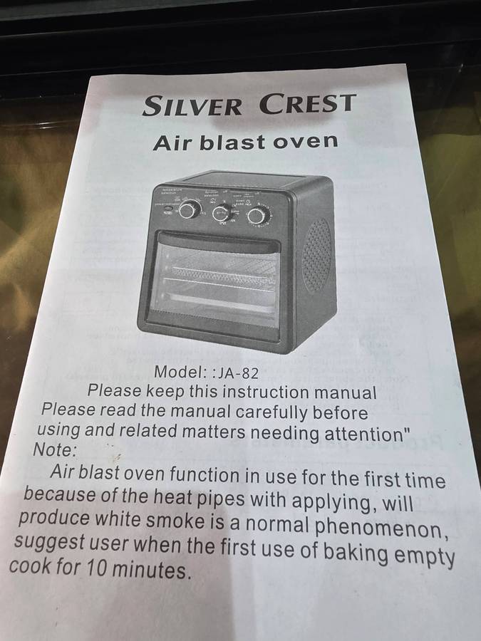 SILVER CREST XL CAPACITY AIR FRYER (1920 WATTS,22L)