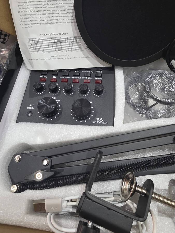 PROFESSIONAL BROADCASTING AND RECORDING MICROPHONE