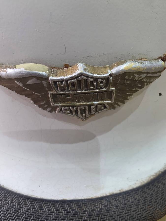 VINTAGE ORIGINAL HARLEY DAVIDSON 100TH ANNIVERSARY HELMET