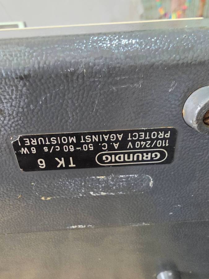 VINTAGE GRUNDIG REEL TO REEL TAPE RECORDER